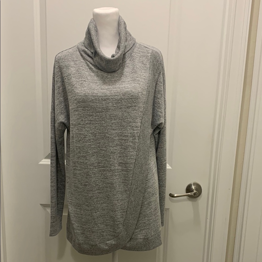 Banana Republic Factory Gray Cowl Neck Sweater-Small